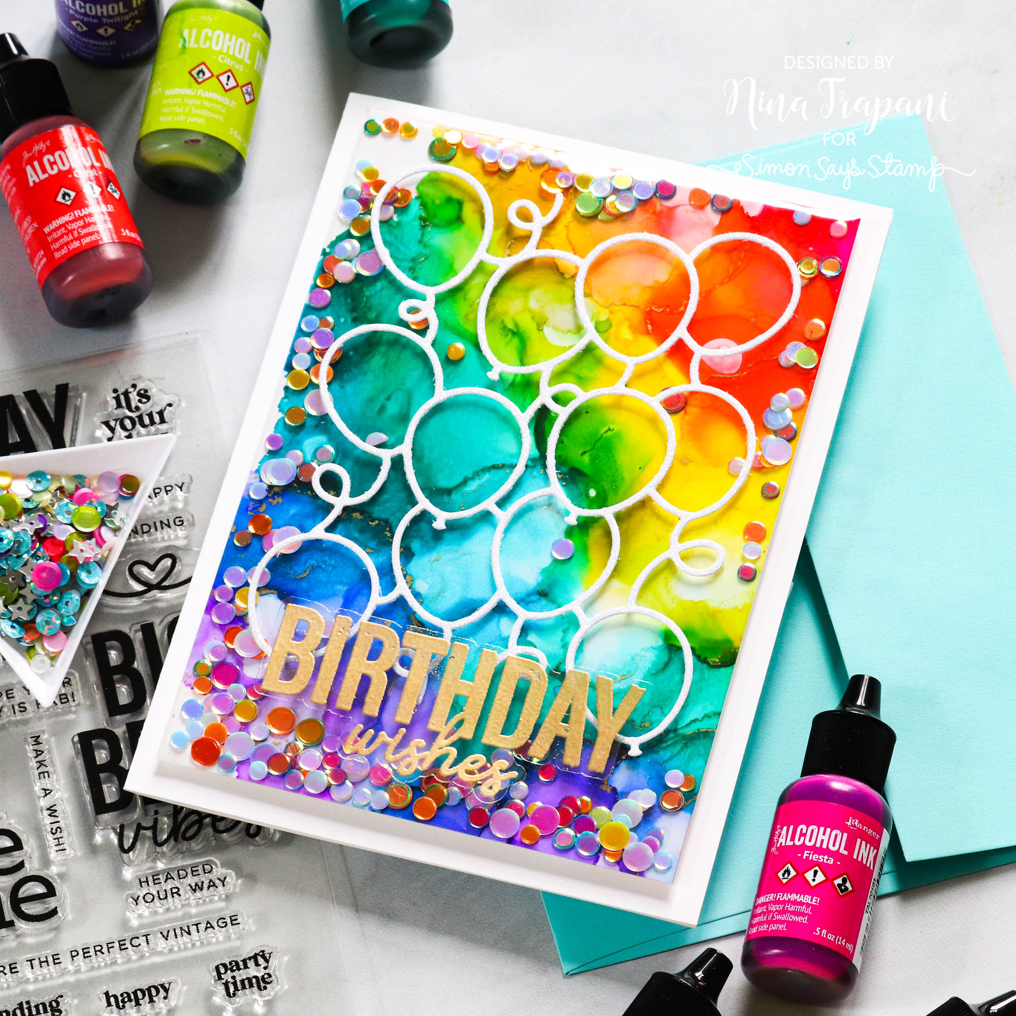 3+ Ways to Use Acetate! Plus Simon's Be Creative Blog Hop - Nina-Marie  Design