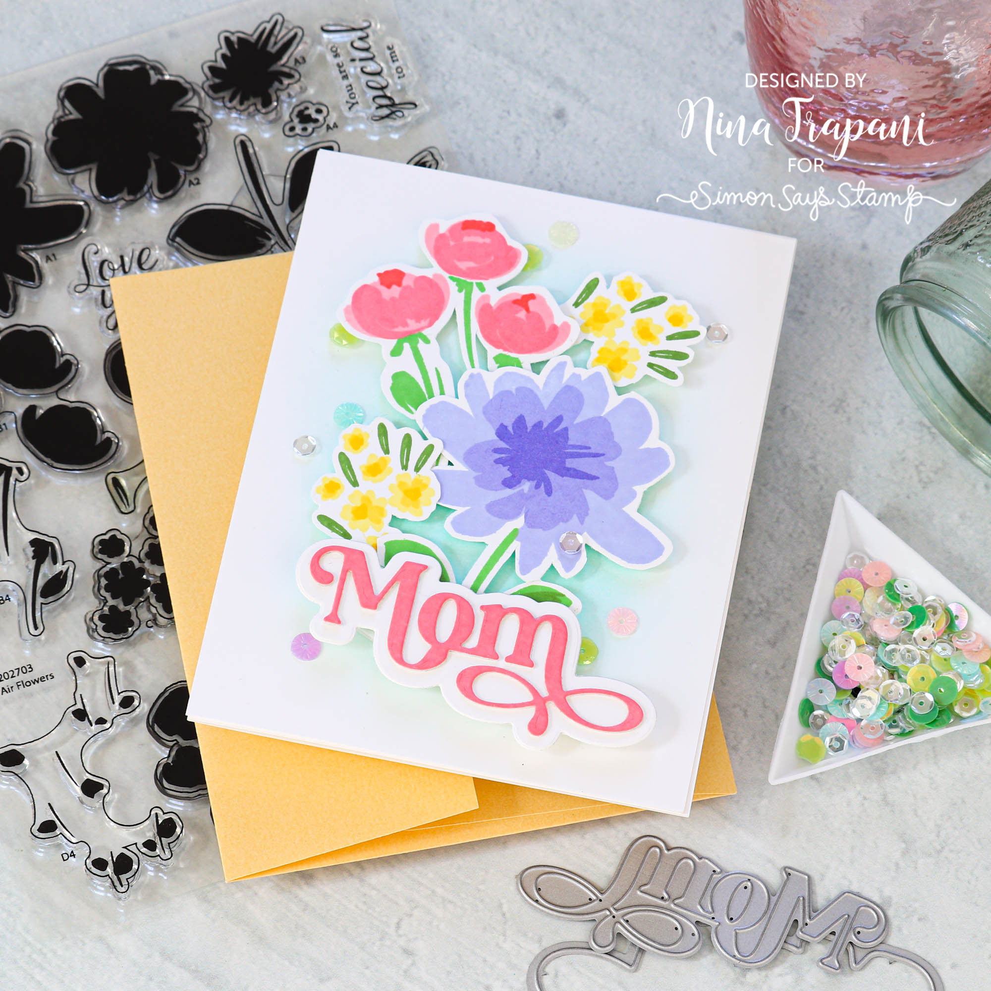 Ink Blending on Glossy Cardstock + Shaped Cards–5 Examples! - Nina-Marie  Design