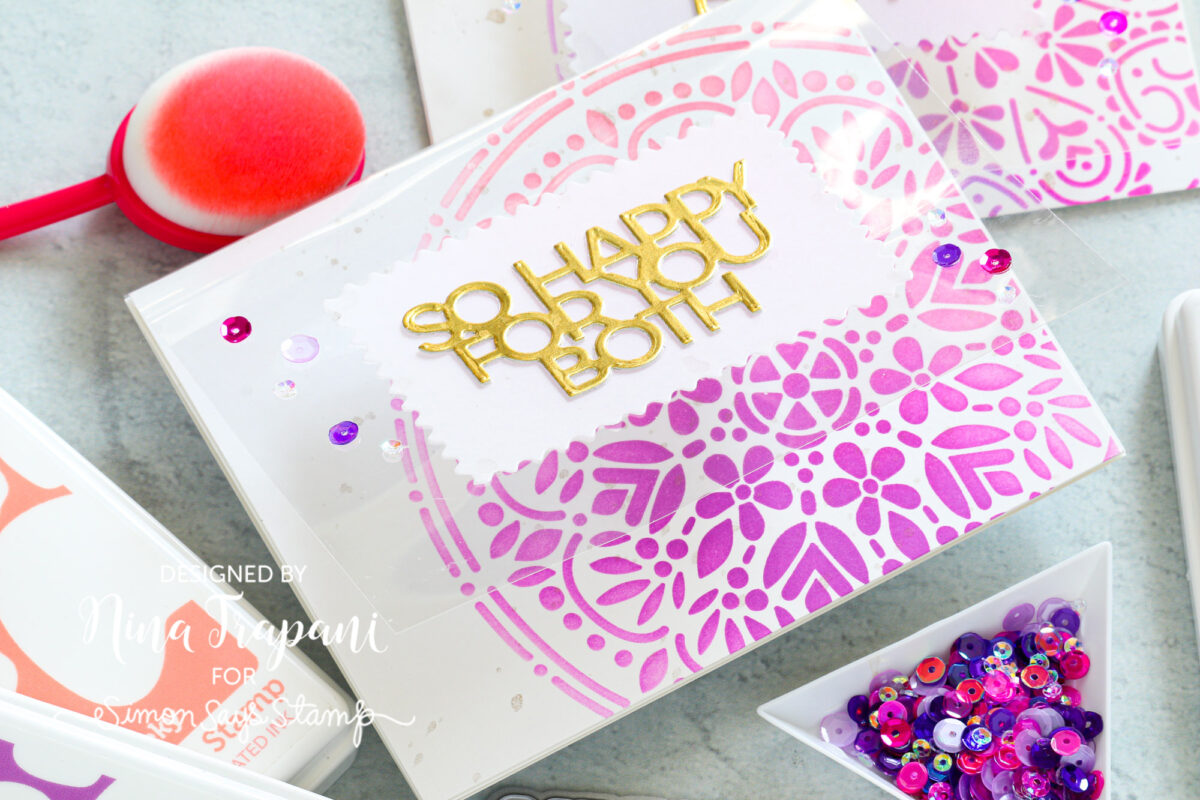 Clear Overlay Card + Simon's New Dear Friend Release! - Nina-Marie Design