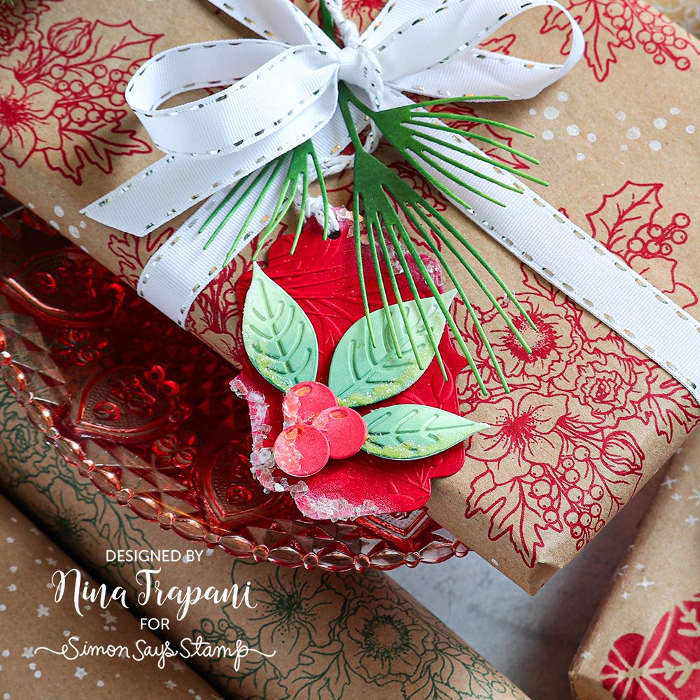 Wrapping Paper christmas card - This crafty family - Craft for kids